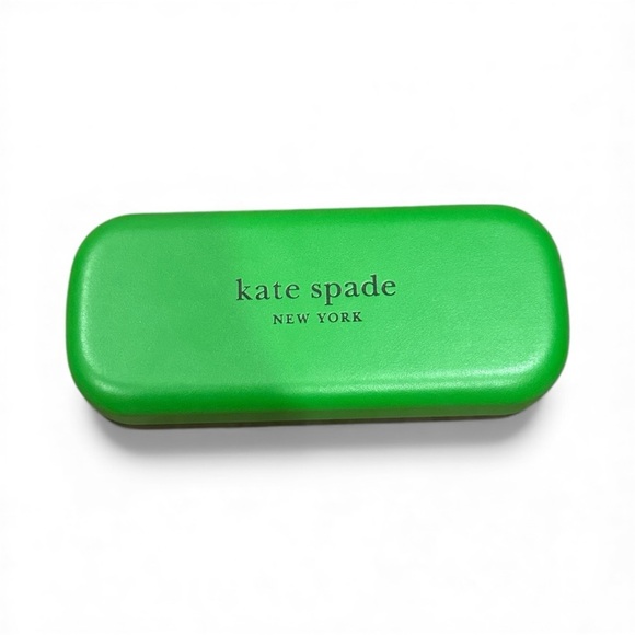 KATE SPADE Vibrant Green Glasses Case AND READING GLASSES nEW - Picture 1 of 3